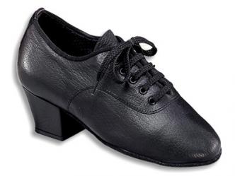 dansschoenen zwart leder  