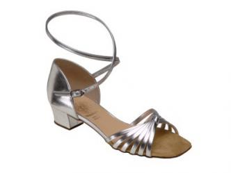 dansschoenen zilver  