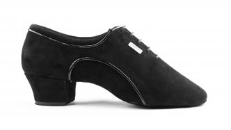 LATINDANSSCHOEN IN ZWART NUBUCK  
